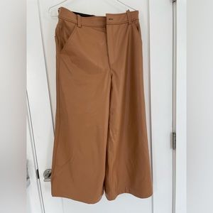 A.L.C. Vegan leather wide legged pants, size 8